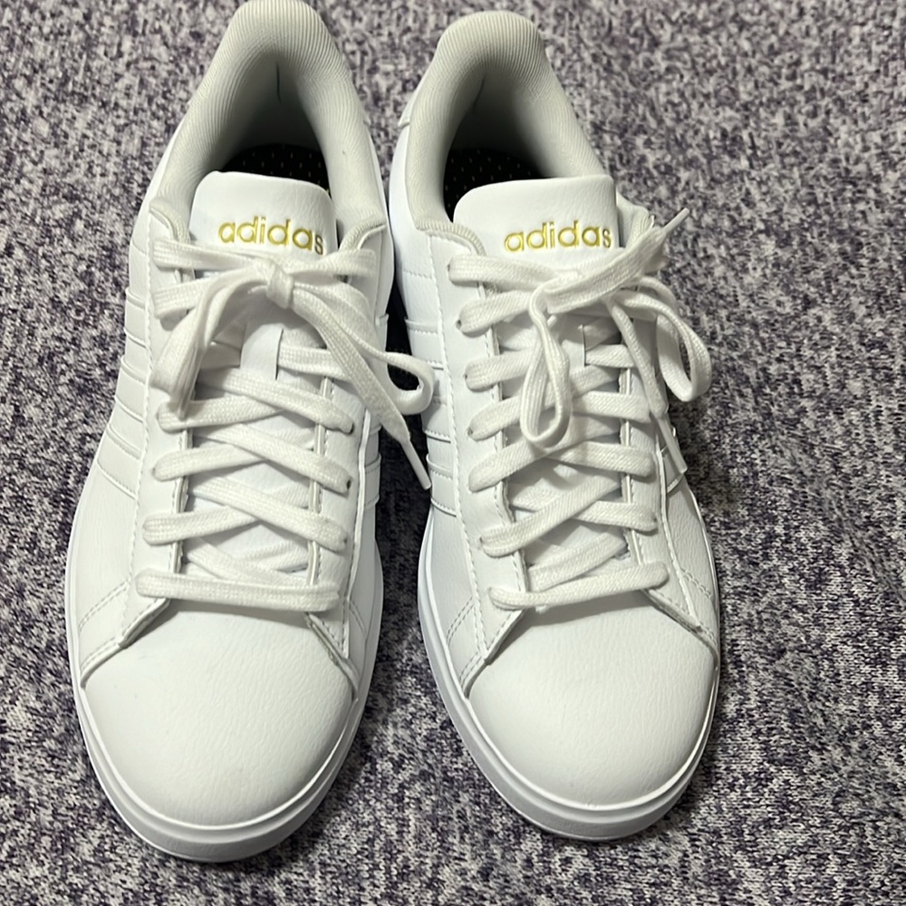 White Adidas Shoes - Picture 2 of 4